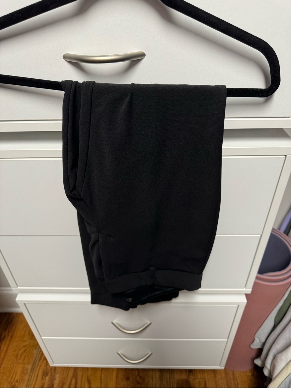 Express Black Cropped Ankle Pants